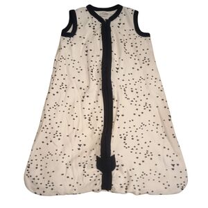 Burt's Bees Baby "Beekeeper" wearable blanket  Sleep Sack Star white navy blue